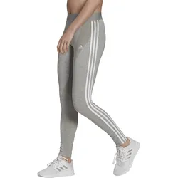 Frauen Adidas AG Adidas Damen Sporthose/Tight W 3S Leg - MGREYH/WHITE - S