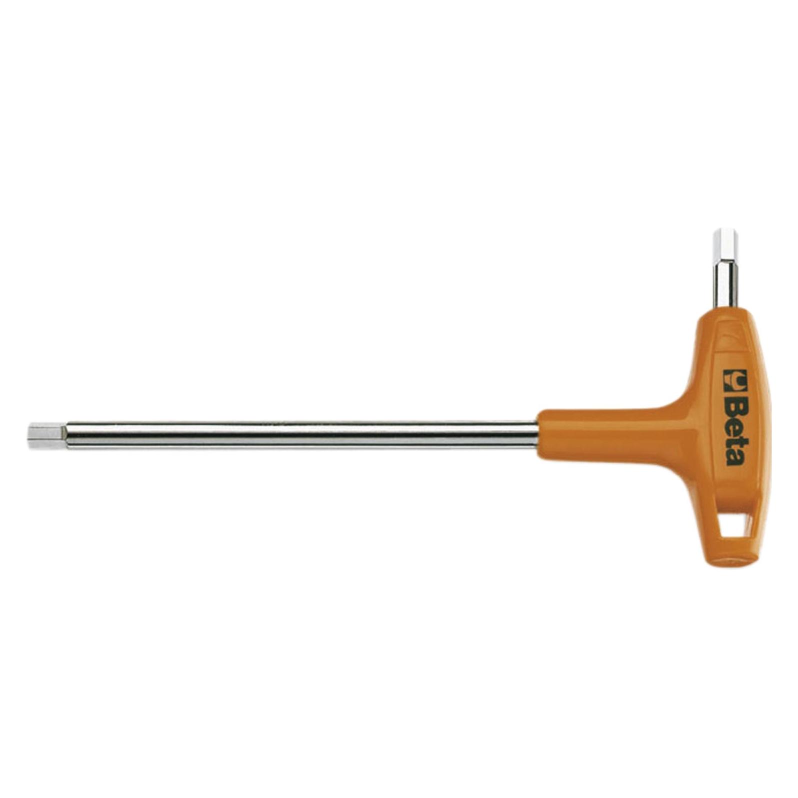 BETA 96T Sechskant-Stiftschlüssel mit Griff, Werkstatt Tool (Werkzeug Masse: 27 x 10.1 x 2.7 cm, Eins (BET-BE96T/6)