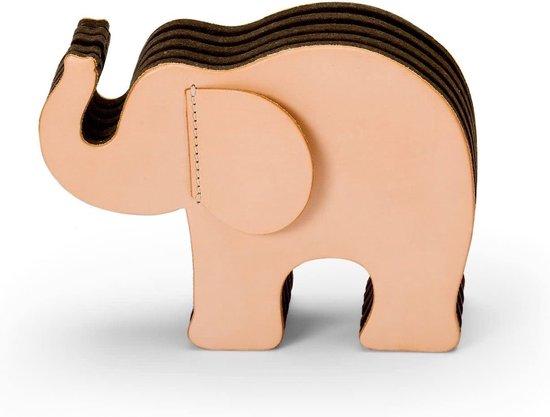 Famanu Schreibgeräte-Etui mit Platz für zwölf Stifte - Büroorganisation - Braun