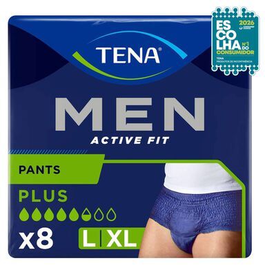 Tena Cuecas Incontinência Homem Plus L 8 un