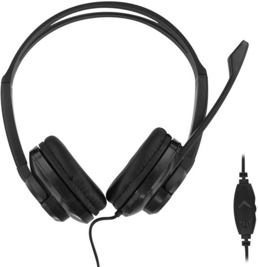 TnB T'nB HS-200 Casque Multimédia Casque Duo, connexion avec adaptateur double jack 3.5