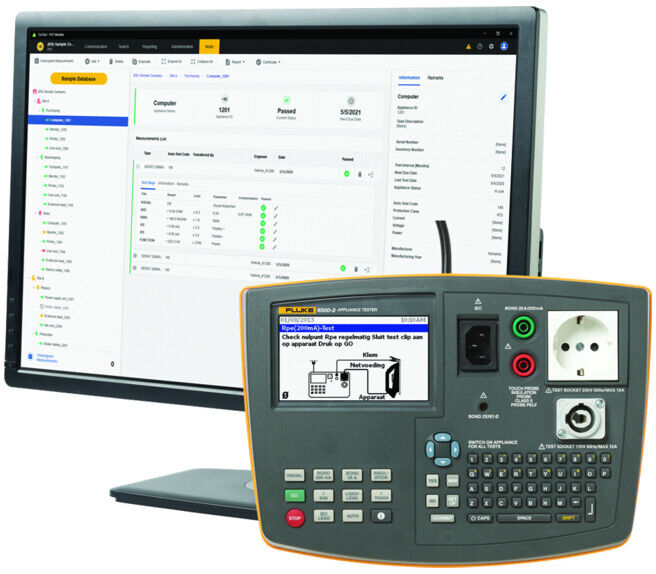 Fluke Kit testeur d’appareils 6500-2 avec logiciel TruTest DE KIT 2 (5279052)