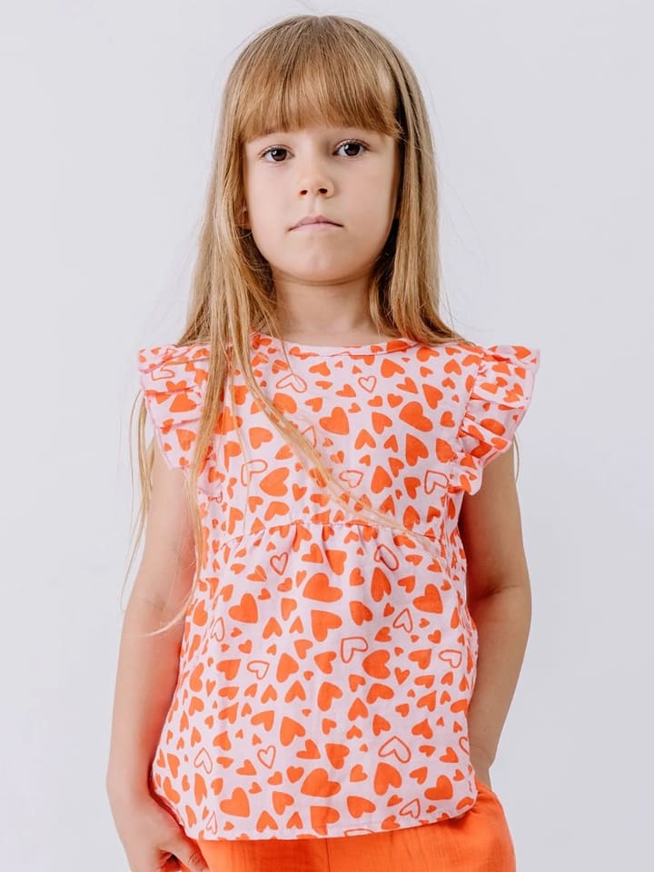 Walkiddy Bluse in Rosa - 98