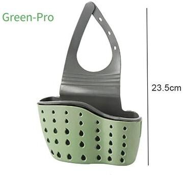 Uplifted Finds Sink Drain Basket Storage Rack Soap Holder Organizer Sponge Shelf green