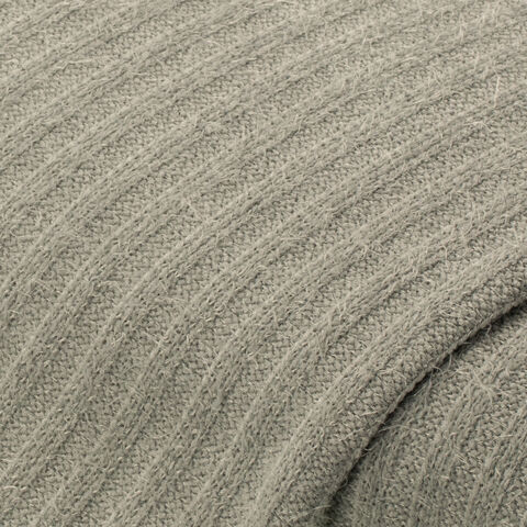 Strickstoff mit Fransen, grau