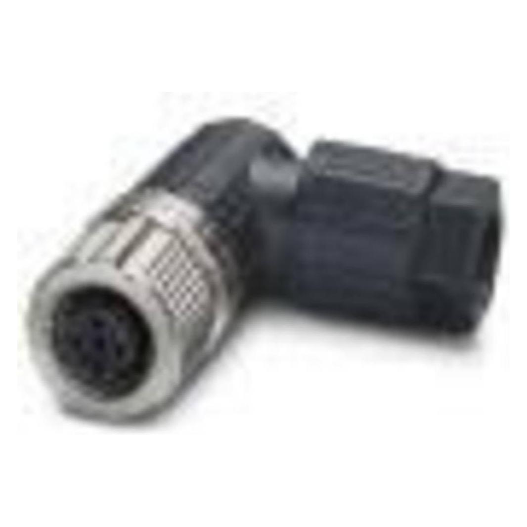 Phoenix Contact M12,4P,RA Socket,SPEEDCON,A-cod.,Push-in (1424656)