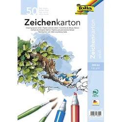 folia Zeichenkarton DIN A4 50 Blatt