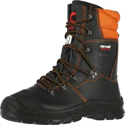 Forst- und Schnittschutzstiefel "ROBINIE" - 45 - schwarz