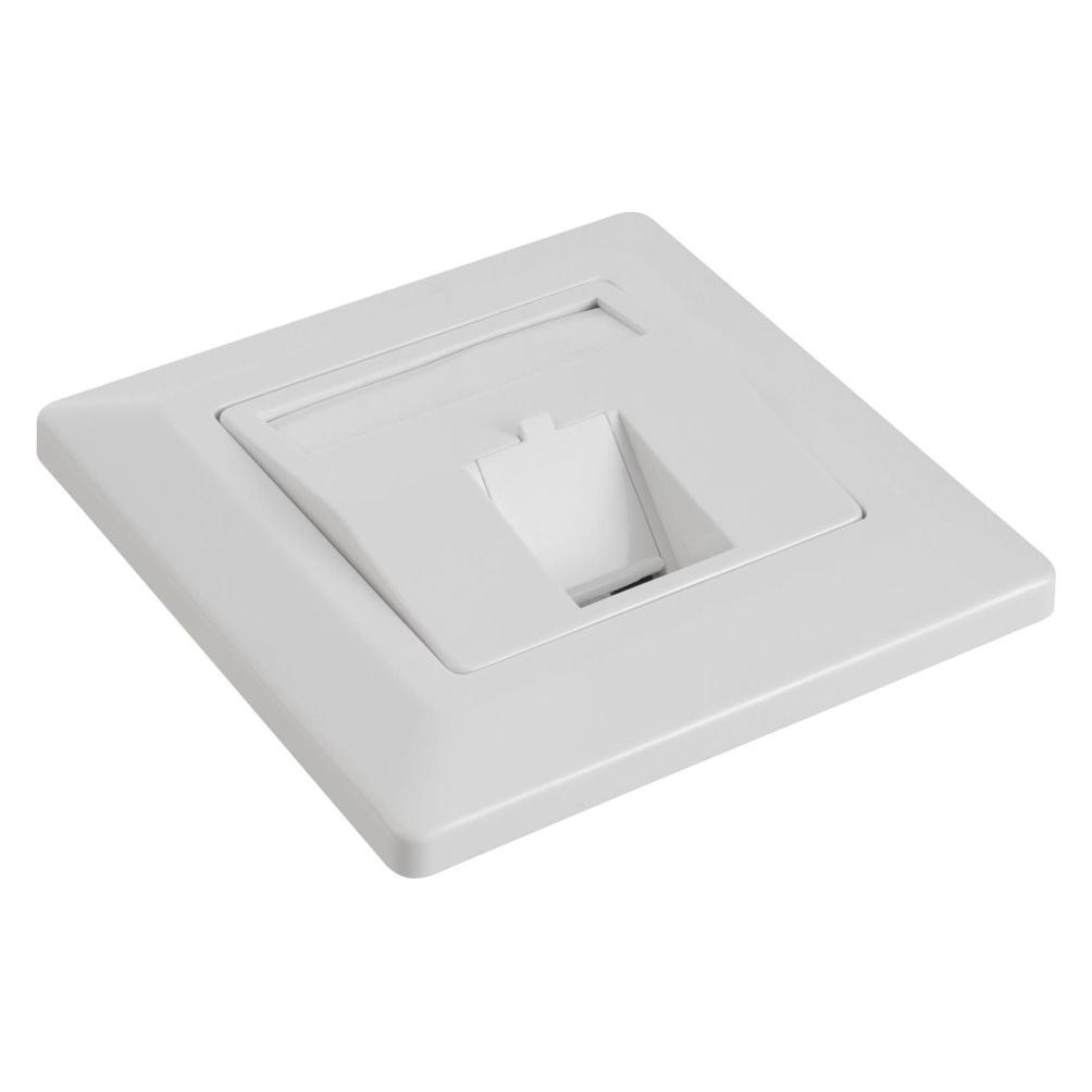 Solarix Modulsteckdose für 1 Keystone Unterputz weiss (Keystone Modul) (SX9-1-0-WH)