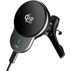 Force Power Kfz-Handyhalterung mit kabellosem Magnet-Ladegerät Qi2 25W, Smartphone Halterung, Schwarz