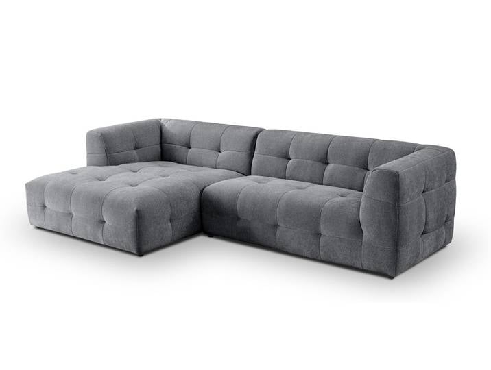 Ecksofa Polstersofa Tenso links , 292cm , Webstoff , grau
