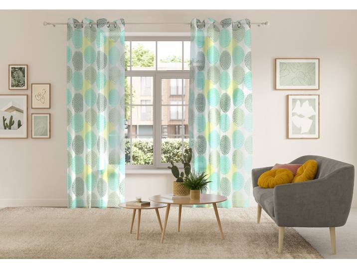 GOODproduct BELEM Ösen 1 Stk. tlg. 1 Schal, Polyester, Kreise
