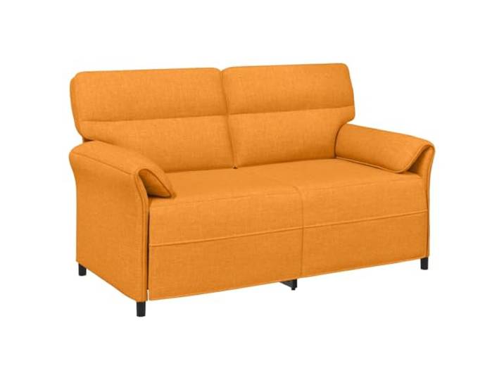 Todiikf Modernes Polstersofa Stoffsofa mit Metallrahmen fürs Wohnzimmer Bequeme Schaumstoffkissen und klappbare Armlehnen bieten Entspannung im Wohnzimmer oder Schlafzimmer.