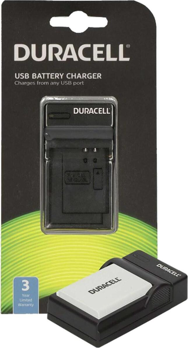 Duracell oplader met USB-kabel voor DR9641/EN-EL5