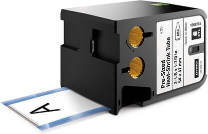 Dymo XTL 1868734 cinta termorretráctil negro sobre blanco 54x47mm