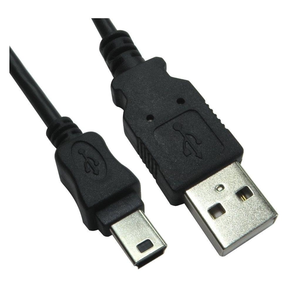 Cables Direct CDL 2M USB2.0 A M-MINI B 5 PIN Blk (2 m, USB 2.0) (USB2-062K)