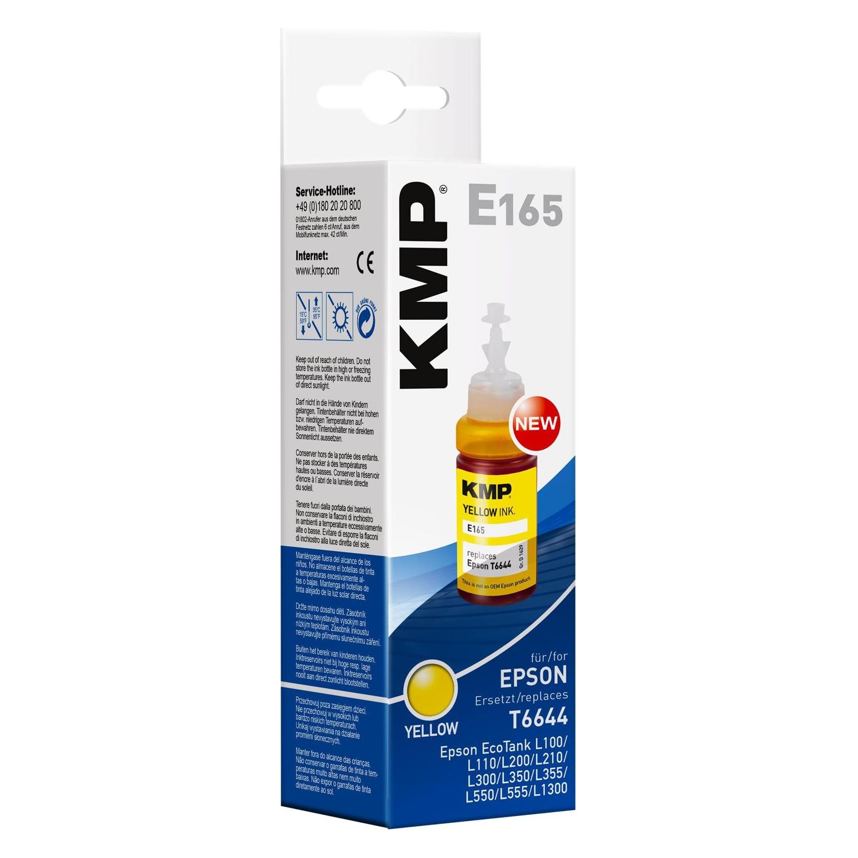 KMP Tinte ersetzt T6644 (Y) (1629,0009)