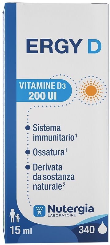 LABORATOIRE NUTERGIA ERGY-D*15ml