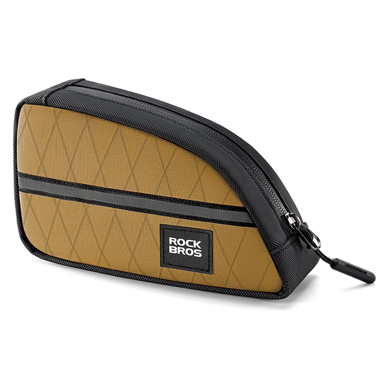 Rockbros Triangle Bike Frame Bag 0.8l - Brown (0.80 l, Rahmentasche) (8386824308358)