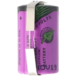 Tadiran Sonnenschein Inorganic Lithium Battery SL-350/T mit Lötfahne U-Form