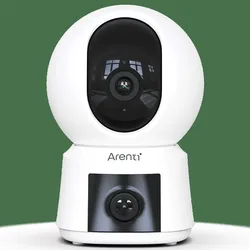 Arenti Indoor Wi-Fi 3MP+3MP Dual-lens Pan-Tilt Camera