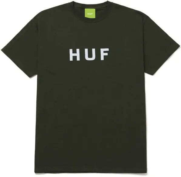 T-Shirt HUF Essentials OG Logo (S - Forest Green)
