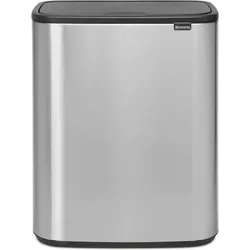 Bo Touch Bin Mülleimer 60 l Stahl matt