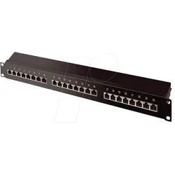 SHVP 75069 - Patchpanel, 19", 24-Port, Cat.6a