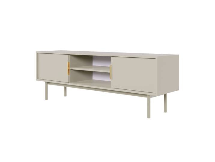 Viviaro TV-Schrank mit zwei Türen und Nischen, 154 cm, Kaschmir