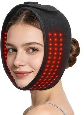 Inspire Select 660nm LED Face Mask With 100 Real LEDs Wireless Rechargeable Red Light Therapy Facial Mask For Skin Care black