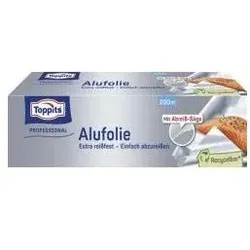 Toppits Alufolie 1 St., Lebensmittelverpackung, Silber