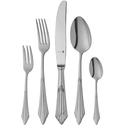 WMF Fächer Menümesser, Besteck, Silber, Grau