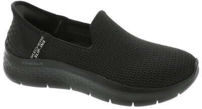 Skechers Performance Slip-ins: GO WALK Flex - Relish - Womens 6 Black Slip On Medium