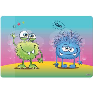 Spirit Schreibunterlage TTS 408733, mehrfarbig, Kunststoff, Little Monsters, 60 x 40cm