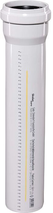 Ostendorf SKOLAN safe SKOLANsafe-Rohr 335040 DN/OD 110, 1000 mm, mit Muffe