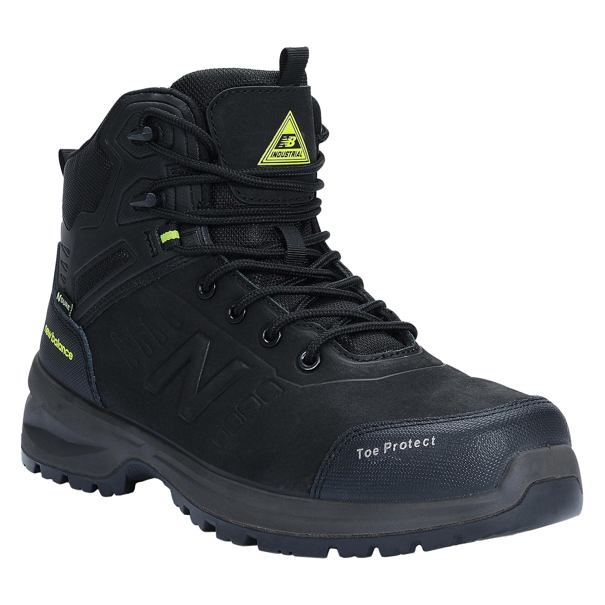 New Balance Sicherheits-Schürstiefel S3 NB CALIBRE-MIDCLBR,Gr.43,schwa (S3, 43) (MIDCLBR-1000-43)