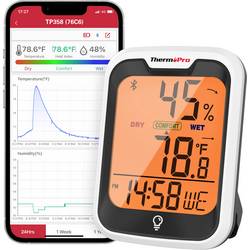 ThermoPro TP358 Funk-Thermo-/Hygrometer Weiß TP358
