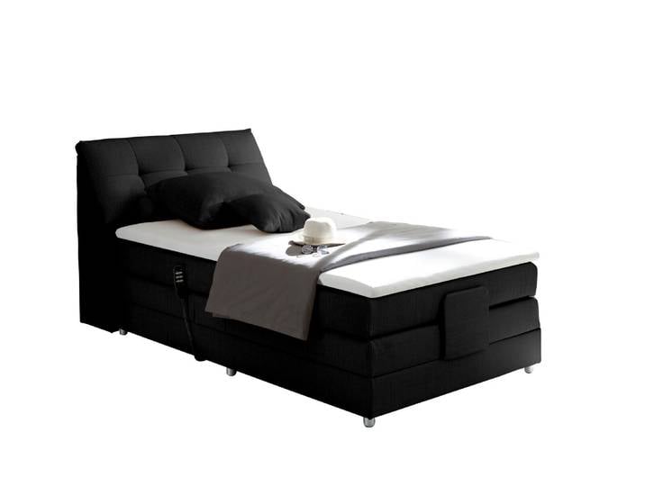 Esposa Boxspringbett CARPINO, anthrazit, Stoff
