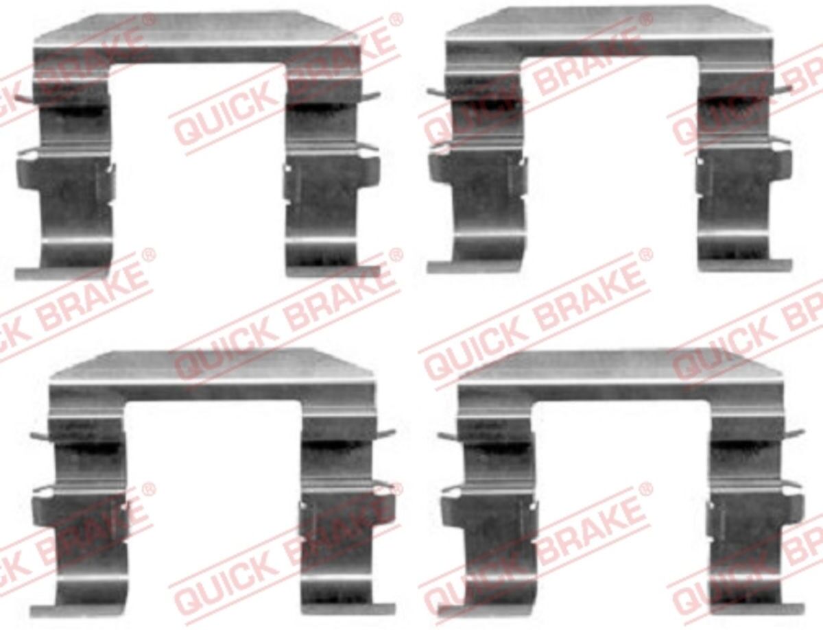 Zubehörsatz, Scheibenbremsbelag QUICK BRAKE 109-1664