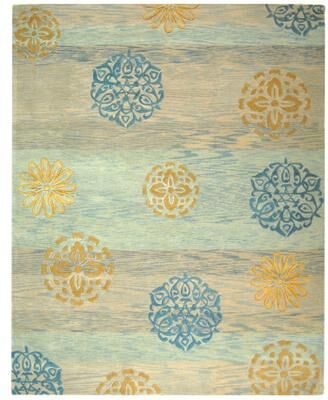 SAFAVIEH Handmade Rodeo Drive Julienne Mid-Century Modern Abstract Wool Rug
