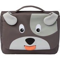Schultasche Hund grau