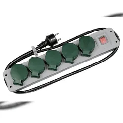 REV Ritter Steckdosenleiste 5-fach Outdoor 1.5 m - Steckdosenleiste - 1,5 m  1 Stück
