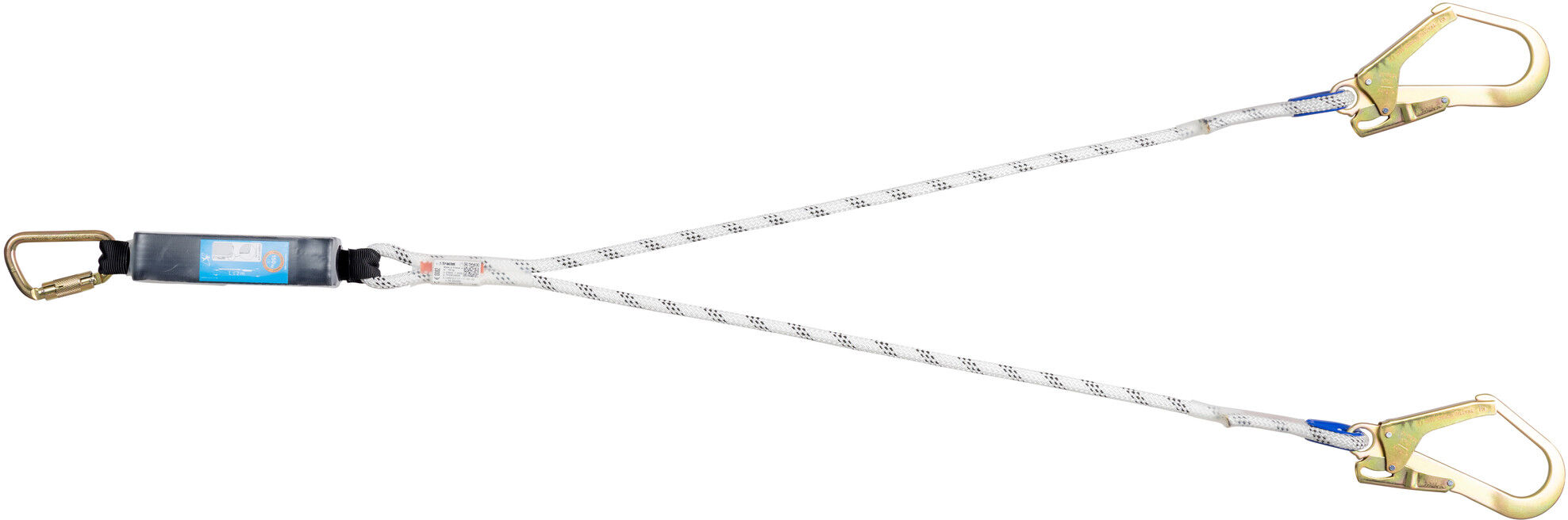 Longe double drisse absorbeur LDAD12 1-11-53-53 TRACTEL 84452 Blanc