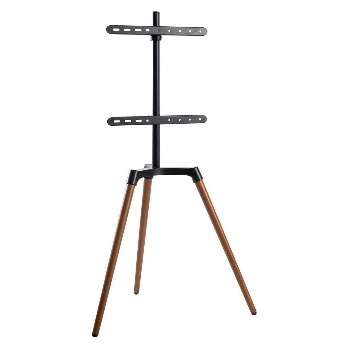 Nedis TV Bodenständer 50 - 65 " maximal unterstützes Bildschirmgewicht: 35 kg Scandinavian Design d (35 kg, 50" - 65") (TVSM7060BK)