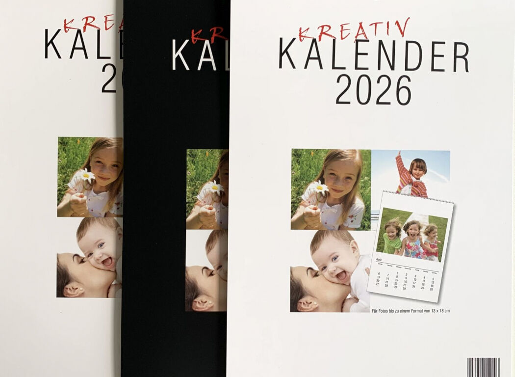 Unbekannt Kalender 2026 13x18 zum Selbstgestalten 3er Pack