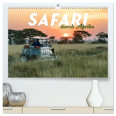 Safari durch Afrika (hochwertiger Premium Wandkalender 2027 DIN A2 quer), Kunstdruck in Hochglanz