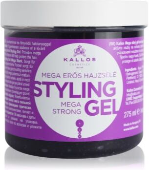 Kallos KJMN Mega Strong Styling Gel gel extra forte para cabelo 275 ml. KJMN Mega Strong Styling Gel