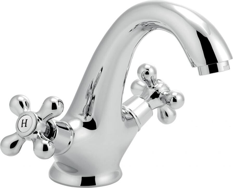 Novaservis Titania Retro Wasbakmengkraan met hendel, chroom, model 99102/1,0