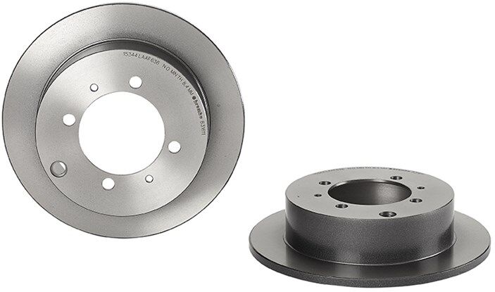 Brembo Bremsscheibe Coated Disc Line 08.8316.11 262mm 10mm Für Hyundai Proton Mitsubishi