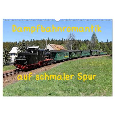Dampfbahnromantik auf schmaler Spur (Wandkalender 2026 DIN A3 quer), CALVENDO Monatskalender
